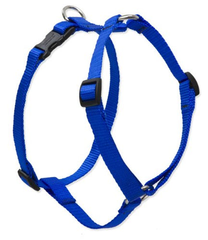 Lupine 3/4" Basics Collection - Blue, 20"-32" Roman Harness