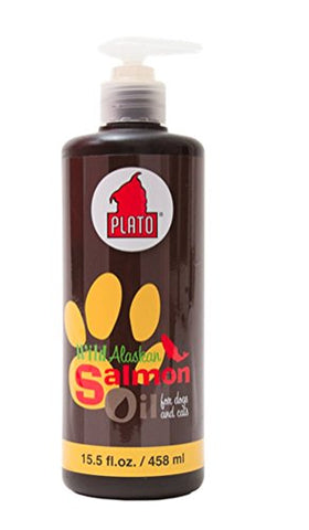 Plato Treats Wild Alaskan Salmon Oil 15.5oz