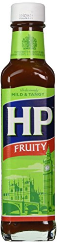 H P Fruity Sauce, Glass Bottle, 9oz (255g)