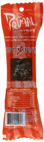 Meatless Jerky Shiitake Mushroom Hot & Spicy Bar