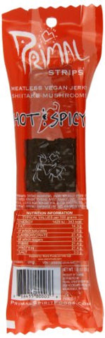 Meatless Jerky Shiitake Mushroom Hot & Spicy Bar