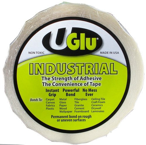 Uglu Adhesive - 3/4"X65' Roll - Sold each - 12 Rolls per Box