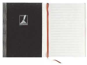 Exacompta Basic Journals Bound 5 ½ x 8 ¼ Lined Black 100 sheets