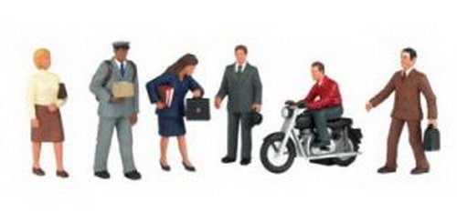 Bachmann City People With Motorcycle
