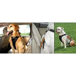 Enhanced Strength Tru-Fit Smart Harness with Seatbelt Tether - Red, X-Large