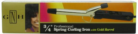 Professional 3/4" Gold Barrel Curling Iron