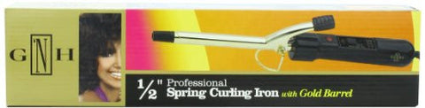 Professional 1/2" Gold Barrel Curling Iron