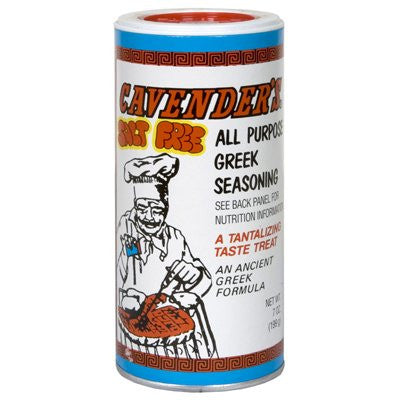 CAVENDERS SSNNG GREEK SALT FREE, 7 OZ