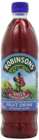 Robinsons Apple & Blackcurrant No Added Sugar 33.8fl oz (1lt)
