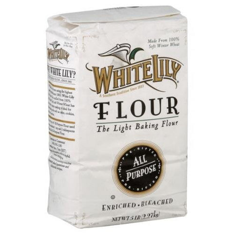 White Lily Flour Plain 5.0 LB