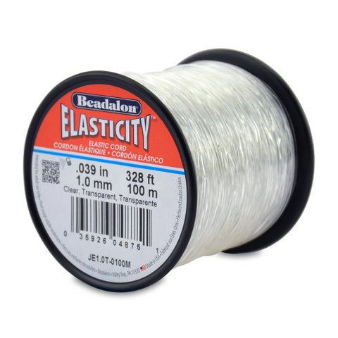 Elasticity, 1.0 mm (.039 in), Clear, 100 m (328 ft)