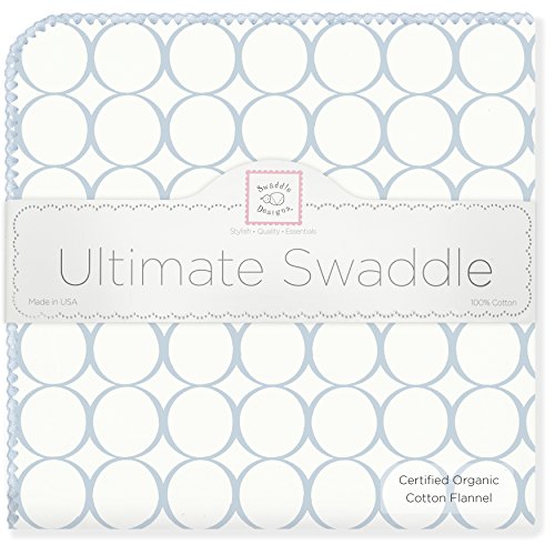 Ultimate Swaddle Mod Circles, Pastel Blue