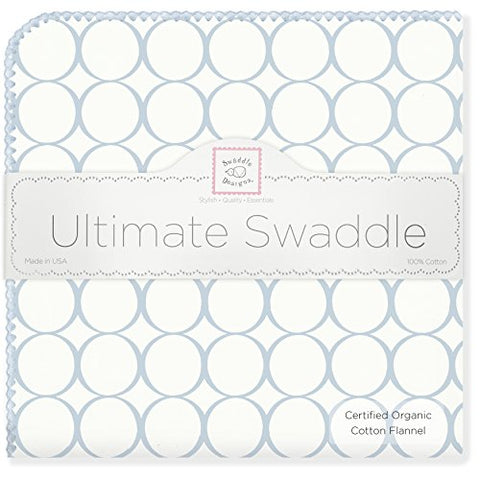 Ultimate Swaddle Mod Circles, Pastel Blue
