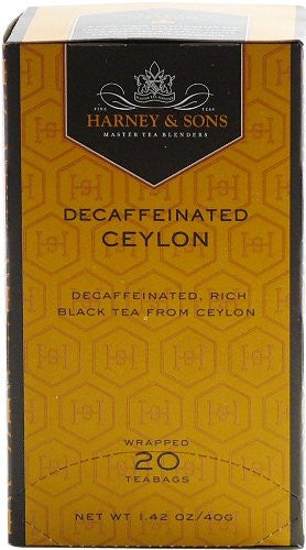 Premium Decaf Ceylon - 20 Tea Bag Box, Pack of 6