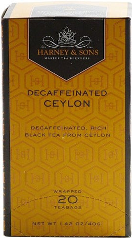 Premium Decaf Ceylon - 20 Tea Bag Box, Pack of 6