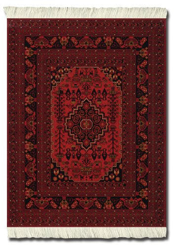 Antique Red Afghan MouseRug