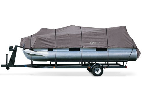 StormPro Pontoon Boat Cover - Model A, Charcoal 17 ft - 20 ft L x 102 in W