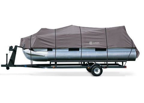 StormPro Pontoon Boat Cover - Model A, Charcoal 17 ft - 20 ft L x 102 in W