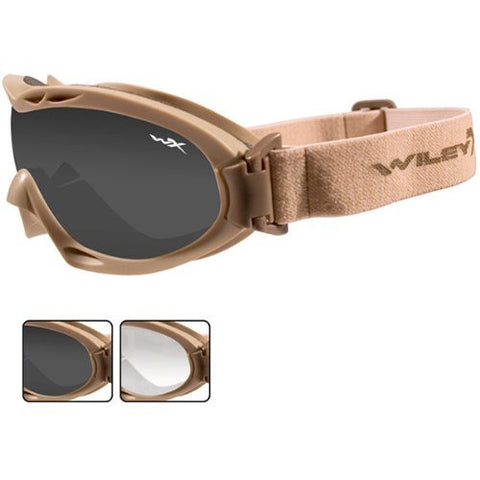 Wiley X: NERVE GLASSES - SMOKE/CLEAR/TAN