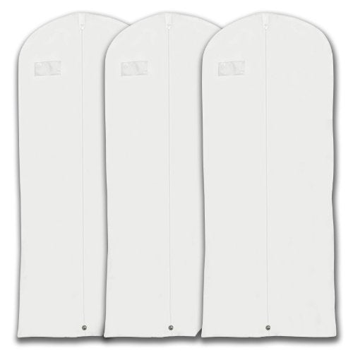 Non-Woven Breathable Dress Covers - 60 Inches, white