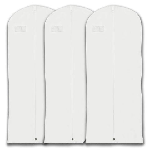 Non-Woven Breathable Dress Covers - 60 Inches, white