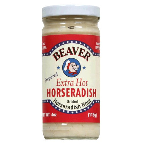 Beaver Extra Hot Horseradish 4 oz