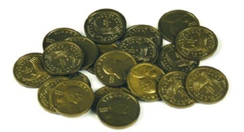 Dollar Coins, Plastic set of 50