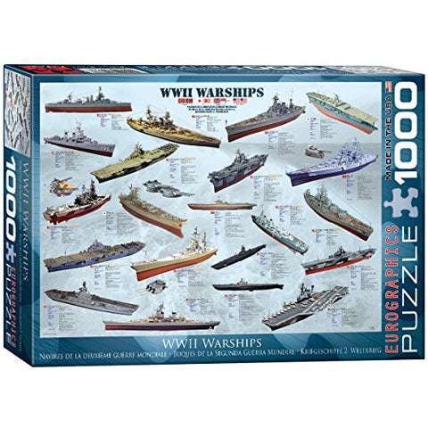 WWII Warships 1000 pc