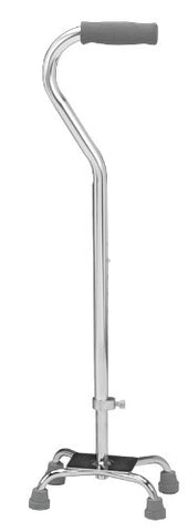 Small Base Offset Quad Cane - Silver (not in pricelist)