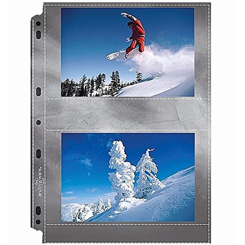 Holds 4" x 6", 4 Prints + Memo/Negative Strip 8.5625" X 11.375", 25pk