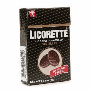 Ferndale - Licorette Sugarfree Licorice Pastilles 25g
