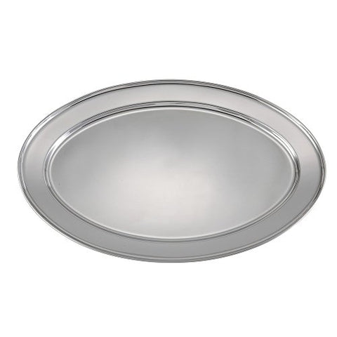 Serving Platter, Oval, 21-3/4" x 14-1/2", S/S