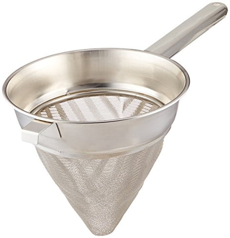 8" Bouillon Strainer, Extra Fine Mesh, S/S