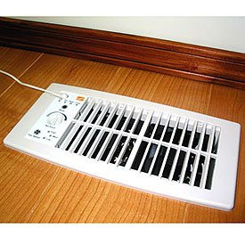 Suncourt Flush Mount Heating and Air Conditioning Booster Fan, White