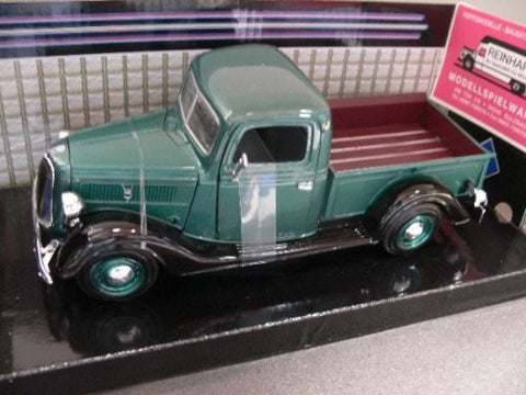 Motormax Premium American - Ford Pickup Truck (1937, 1/24 scale diecast model car, Red) 