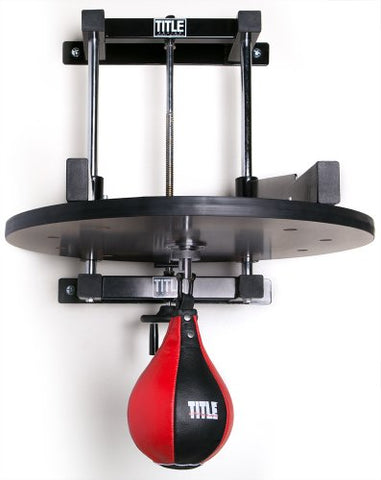 TITLE Boxing Precision Adjustable Speed Bag Platform, 70lbs, 32in x 20in x 31in