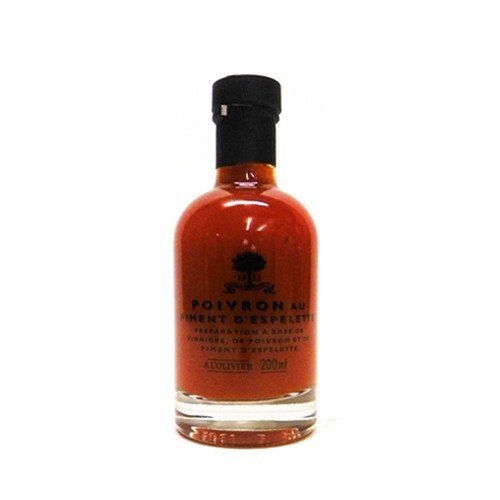 A L'olivier Basquaise Pepper Fruit Vinegar 200ml Glass Bt.