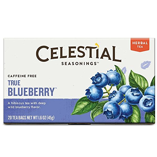 Celestial Seasonings Herbal Tea True Blueberry, 20 Bags