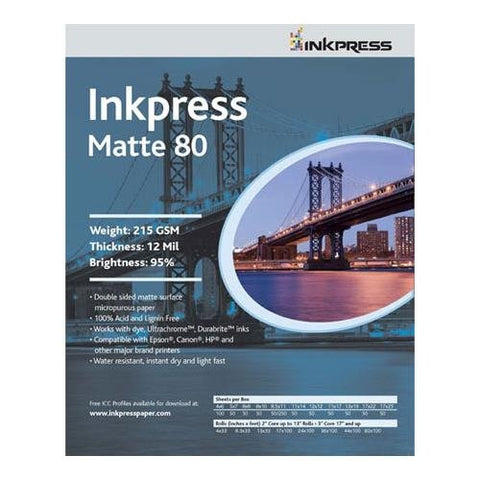 Duo Matte 80, 215 gsm, 12 mil, 95 Percent Bright, Double Sided, 11 x 17, 100 Sheets