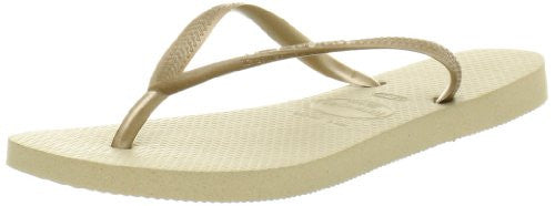 Havaianas Women's Slim Flip Flop,43-44 M EU / 9 B(M) US,Light Golden