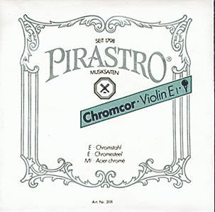 Pirastro  Chromcor Violin String Set, E-Ball, 4/4 Medium