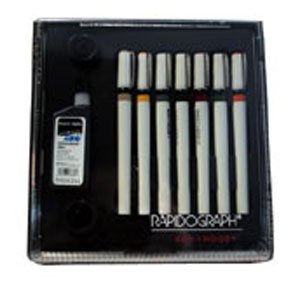 RAPIDOGRAPH ARTIST 7 PEN SET