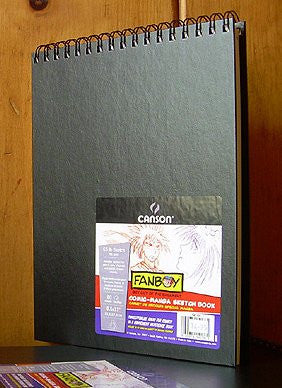 Canson Comic - Manga Hardcover Sketch Book 8.5x11 Inch