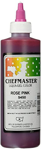 Rose Pink Chefmaster Liqua-Gel, 10.5 oz