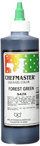Forest Green Chefmaster Liqua-Gel, 10.5 oz