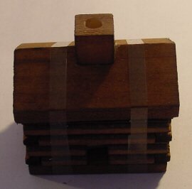 Cabin Burner with 10 Balsam Logs, 3 1/4"x3 1/4"x 2 1/2"