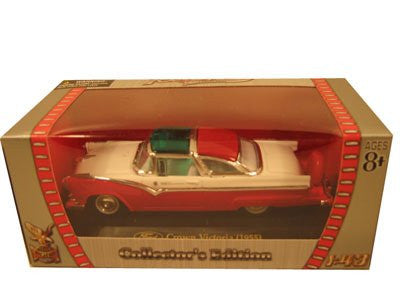 Yatming Road Signature - Ford Crown Victoria Hard Top (1955, 1/43 scale diecast model car, Red)
