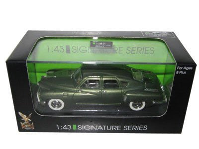 Yatming Road Signature - Tucker Torpedo Hard Top (1948, 1/43 scale diecast model car, Green)