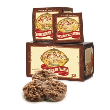 Triple Chocolate Creamy Pralines, box of 12