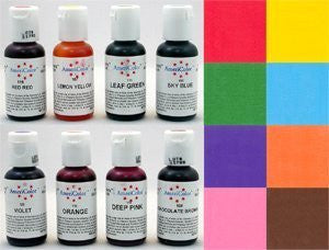 Junior Kit Americolor Soft Gel Paste Food Color, 8 bottles / .75 oz. each